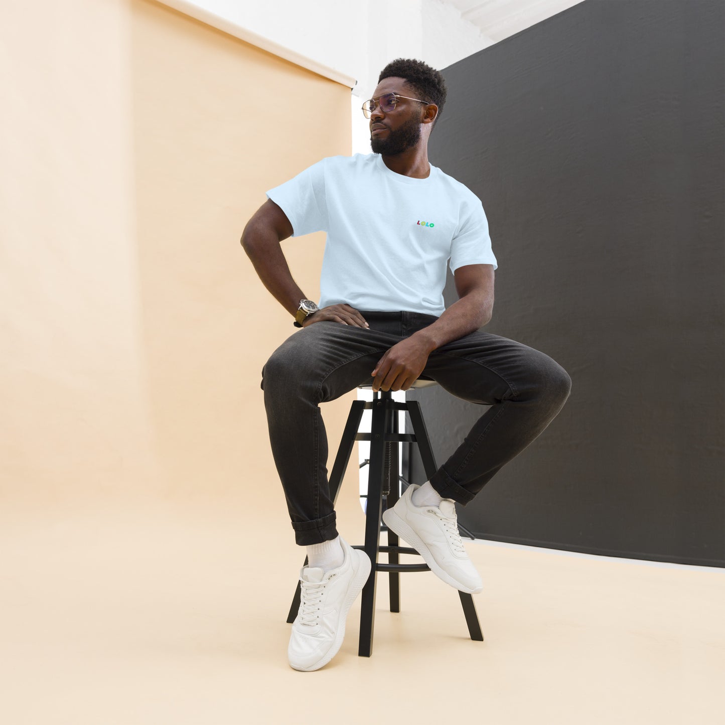 Men's "LOLO" Cotton Graphic Tee
