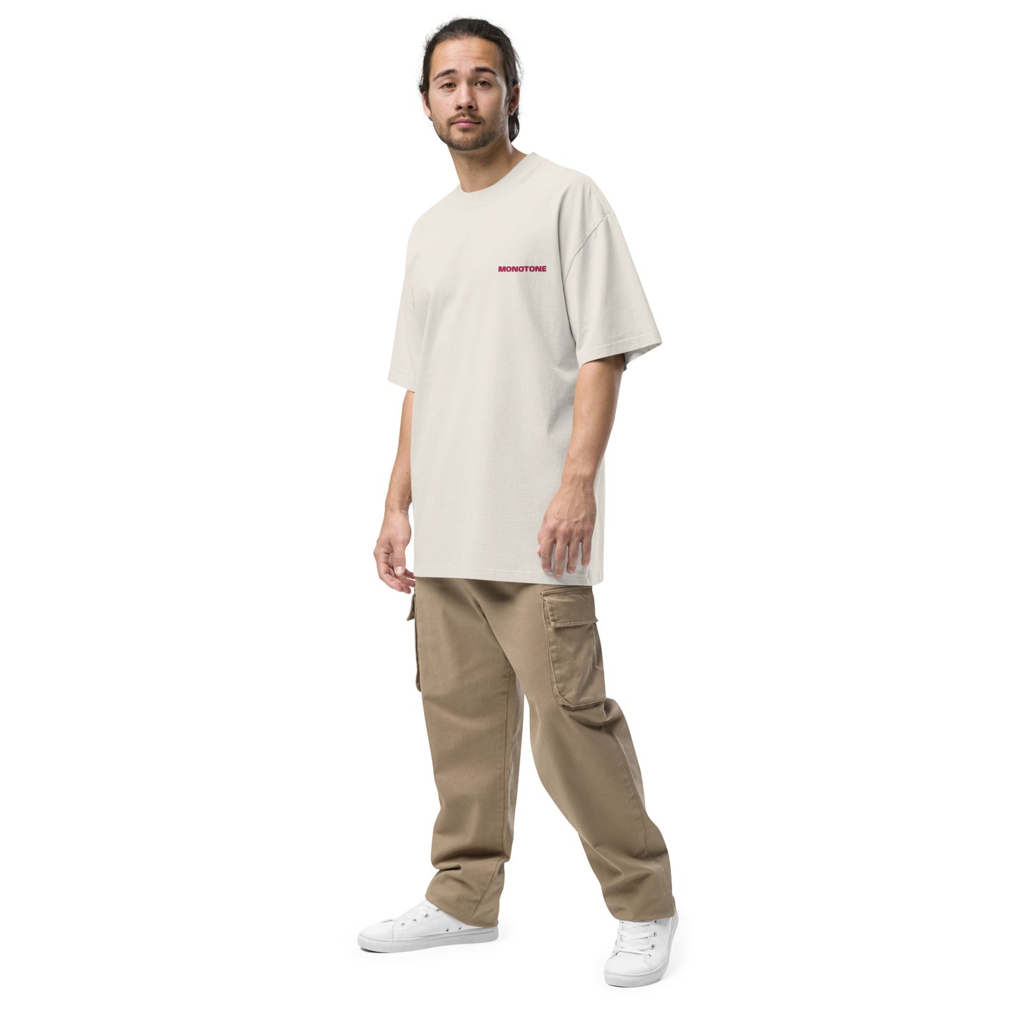 Monotone Album Unisex Oversized Faded Tee
