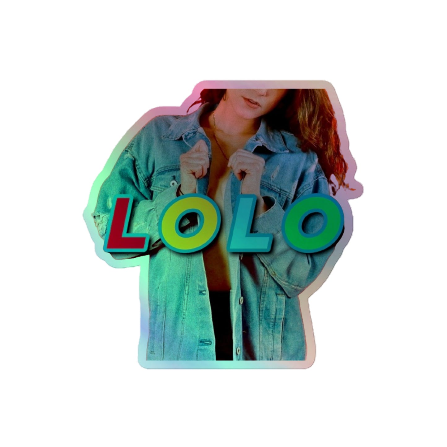 LOLO Cover Art Holographic Sticker