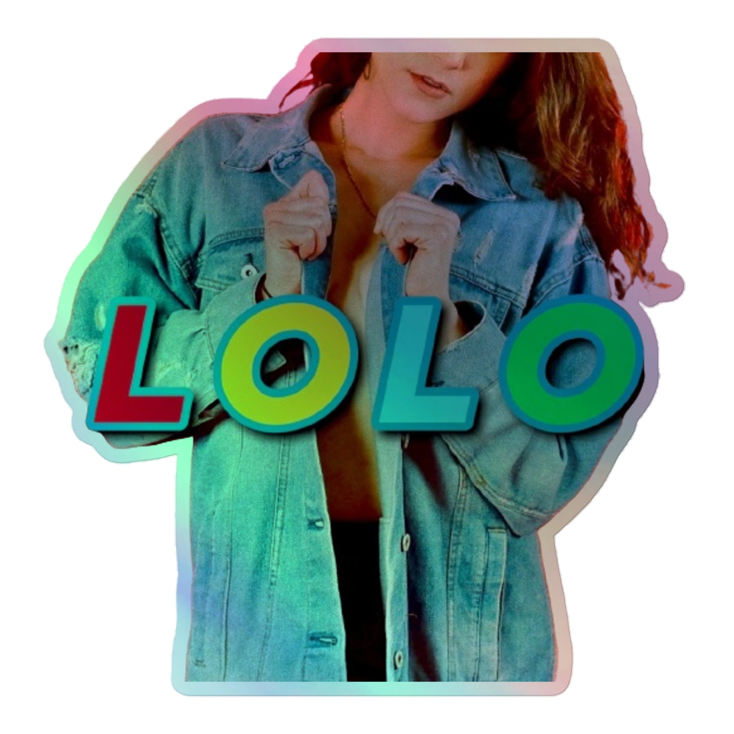 LOLO Cover Art Holographic Sticker