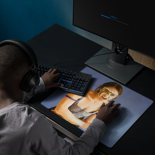 "Ultimate Laurrior" Gaming Mouse Pad by Lauren Torres